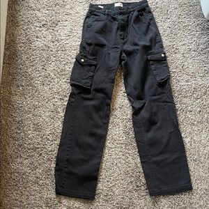 PacSun Black High-Rise Utility Pants